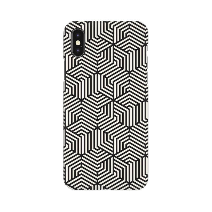 Abstract Optical Illusion iPhone X Cover - The Squeaky Store
