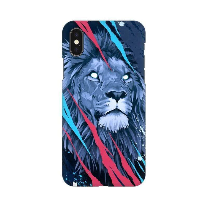 Abstract Fearless Lion Iphone X Cover - The Squeaky Store