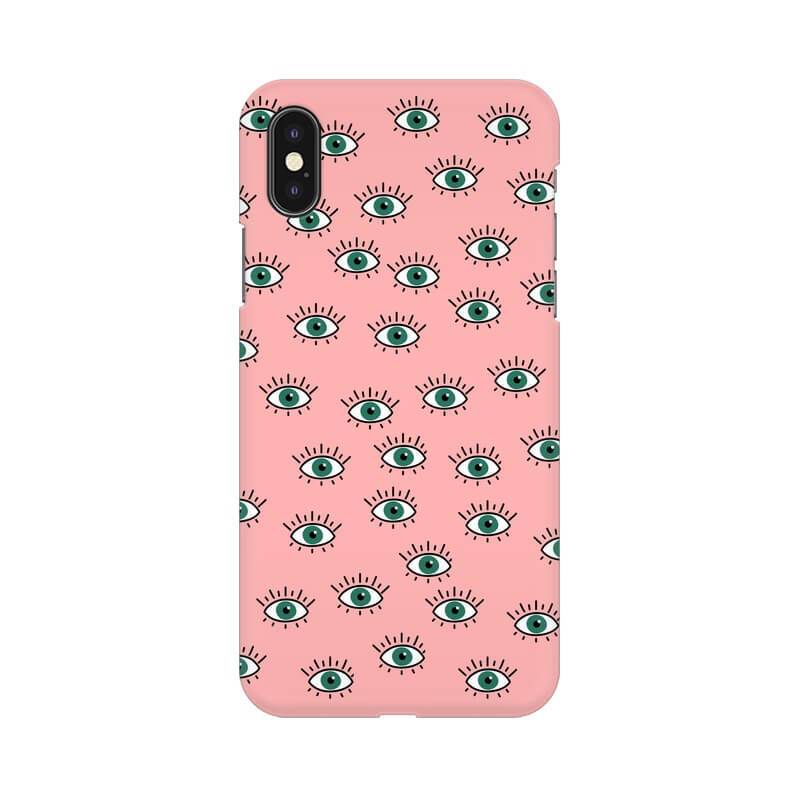 Cool Eye Illustration Pattern Designer Iphone  XR Cover - The Squeaky Store