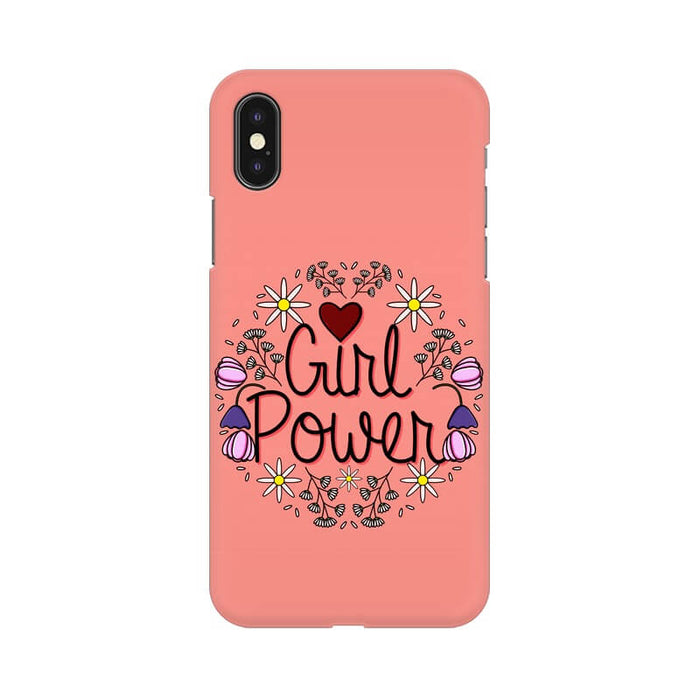 Girl Power Quote Designer Iphone XS Max Cover - The Squeaky Store