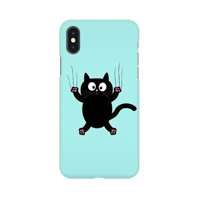 Cute Scratching Cat Trendy Designer Iphone XS Max Cover - The Squeaky Store