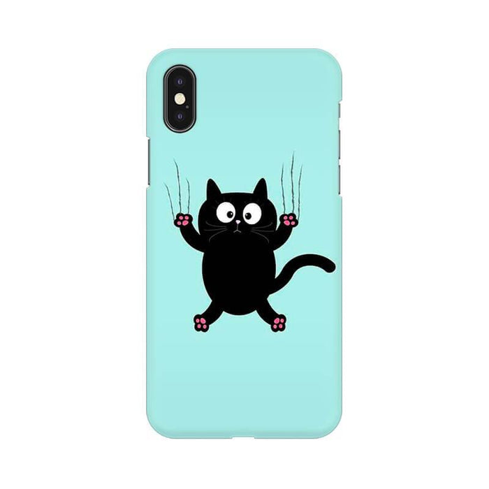 Cute Scratching Cat Trendy Designer Iphone  XR Cover - The Squeaky Store