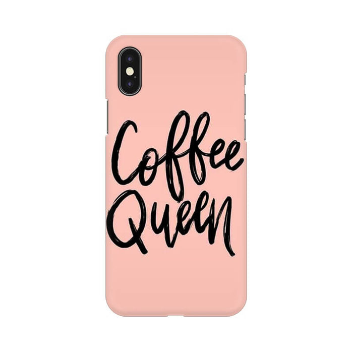 Coffee Queen Quote Trendy Designer Iphone XS Max Cover - The Squeaky Store