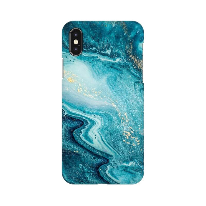 Abstract Water Illustration Iphone XS Cover - The Squeaky Store