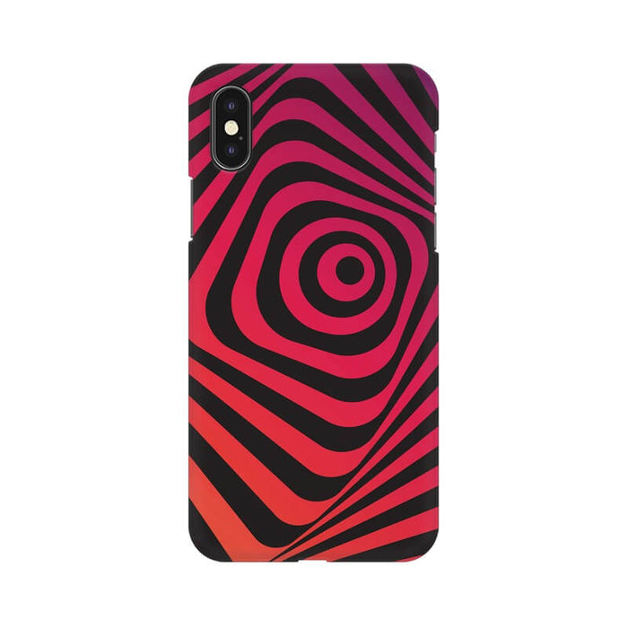 Colorful Optical Illusion Iphone XS Cover - The Squeaky Store