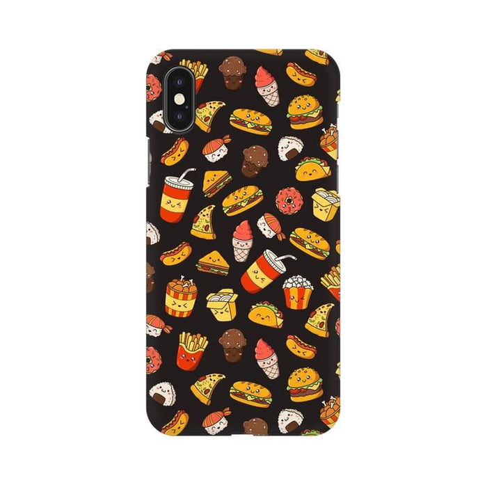 Foodie Patten Iphone XS Max Cover - The Squeaky Store