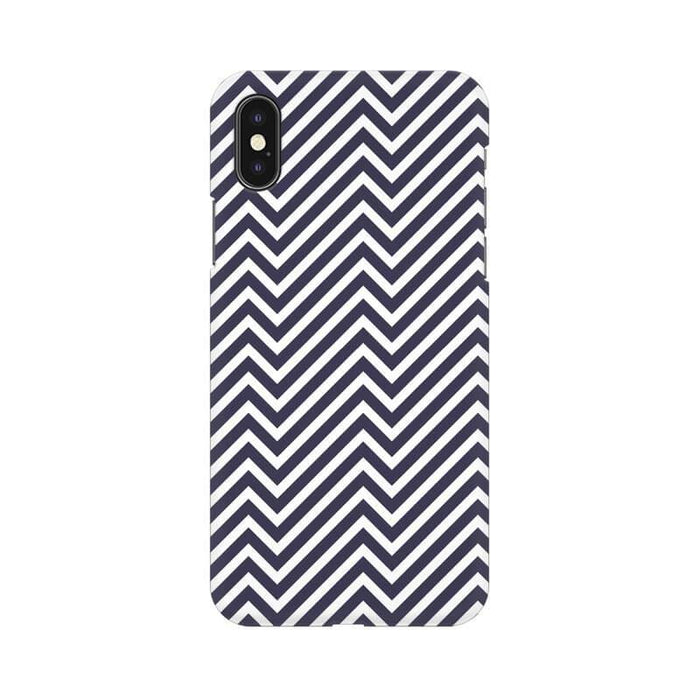 Abstract Zigzag  Pattern Iphone XS Cover - The Squeaky Store