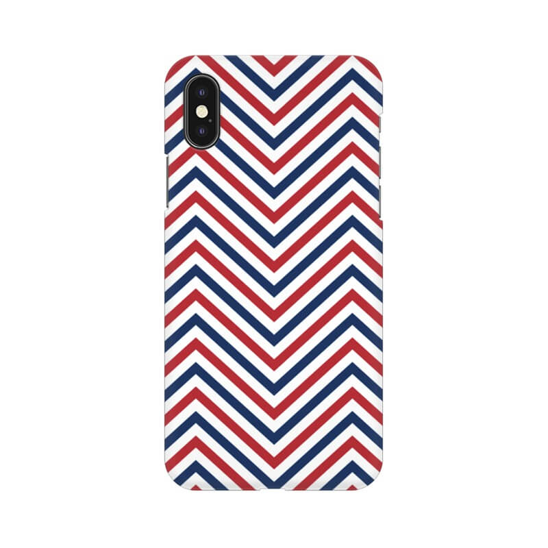 Colorful Zigzag Pattern Designer 1 Iphone XS Cover - The Squeaky Store