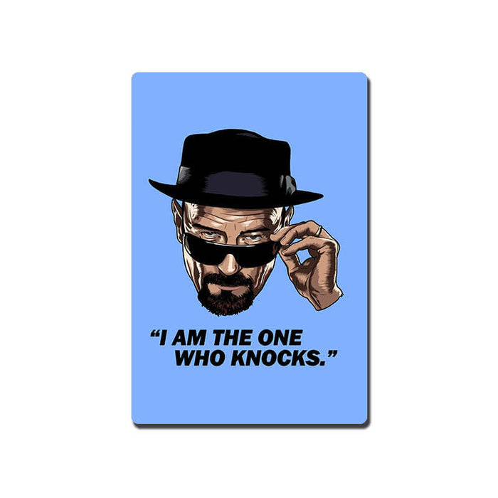 Breaking Bad The One Who Knocks Quote Fridge Magnet-thesqueakystore.myshopify.com