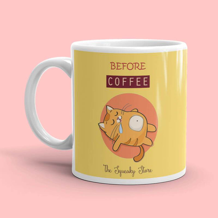 Before and After Coffee Mug - The Squeaky Store