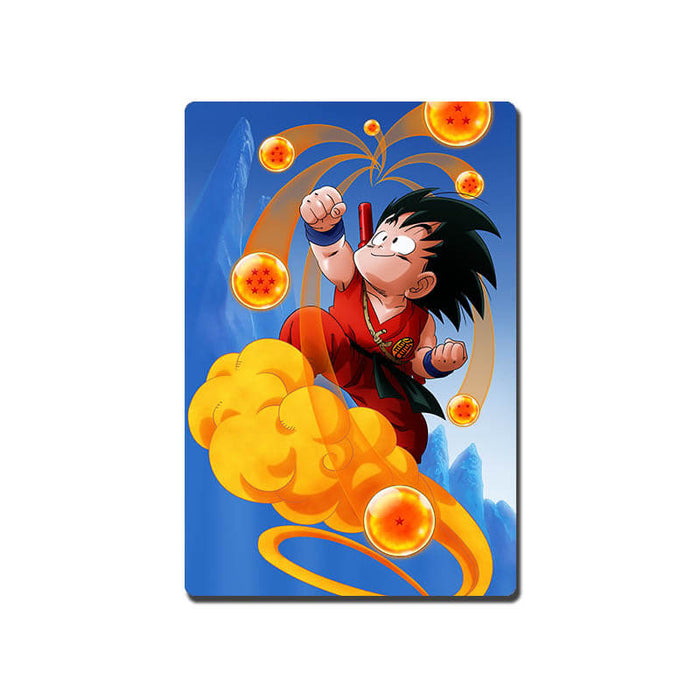 Dragon Ball Z Goku Flying on Nimbus - Fridge Magnet-thesqueakystore.myshopify.com
