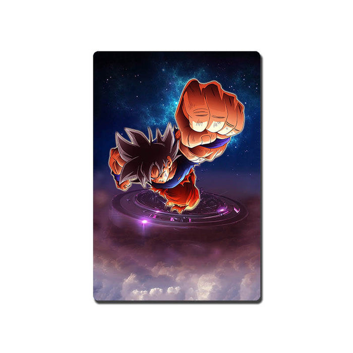 Dragon Ball Z Goku in Sky Galaxy  - Fridge Magnet-thesqueakystore.myshopify.com