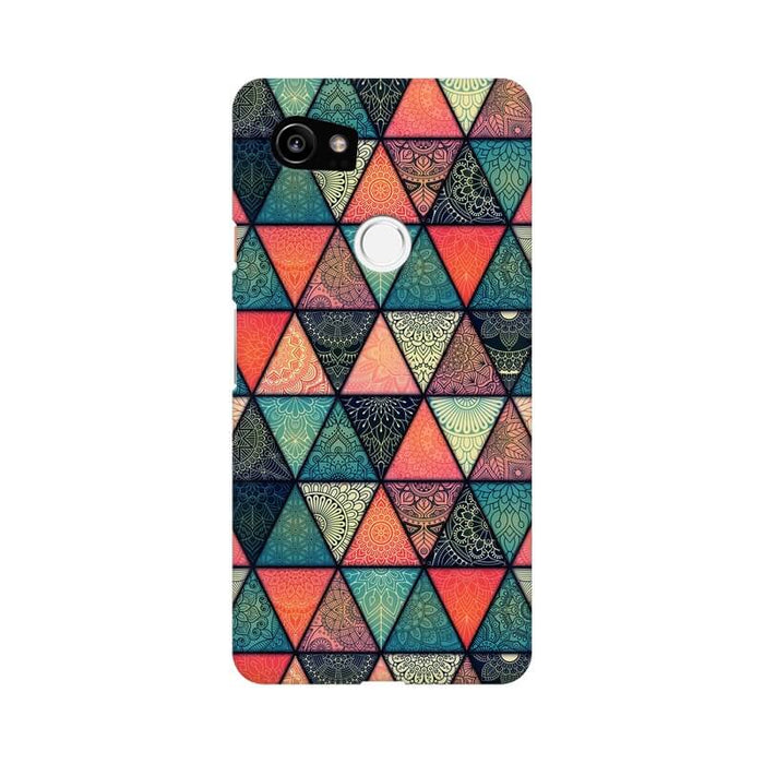 Triangular Colourful Pattern Google Pixel 2 XL Cover - The Squeaky Store
