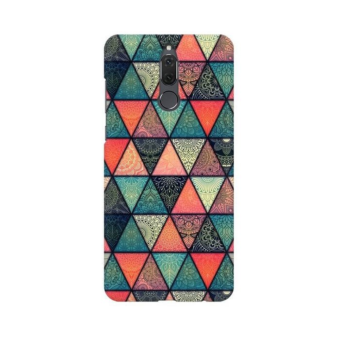 Triangular Colourful Pattern Honor 9I Cover - The Squeaky Store