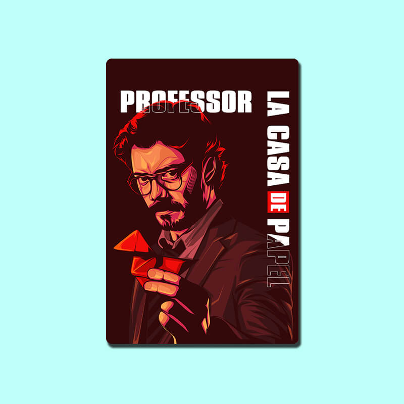 Money Heist Professor, La casa de Papel, Tokyo, Berlin, Bella Ciao, Rio, Nairobi, Helsinki Netflix TV Series Home Decor Designer Printed Fridge Magnet 35-thesqueakystore.myshopify.com