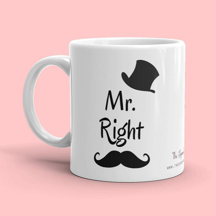 Mr Right and Mrs Always Right - Couple Mugs Set - The Squeaky Store