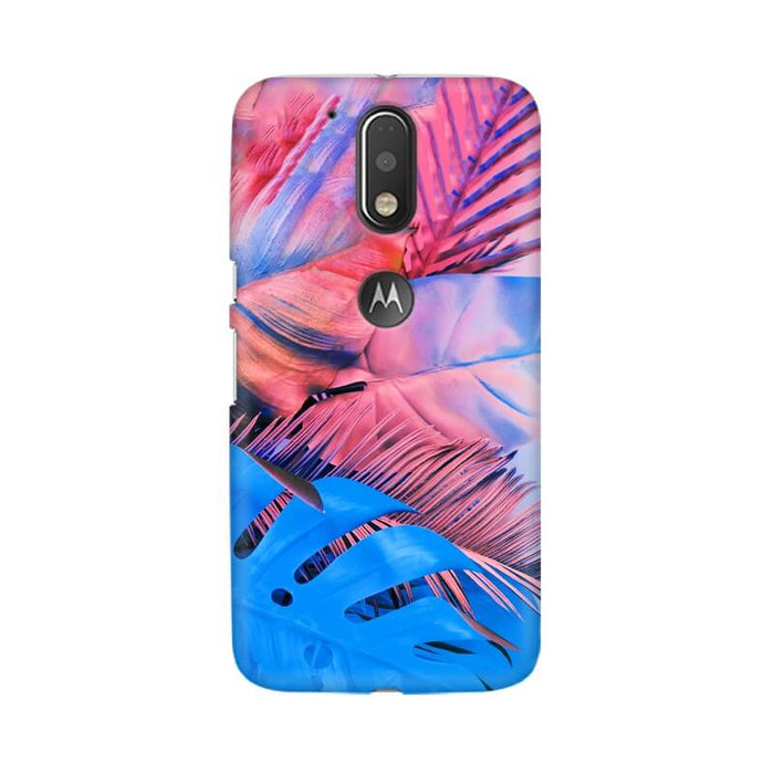 Leafy Abstract Pattern Designer Moto G4 Plus Cover - The Squeaky Store