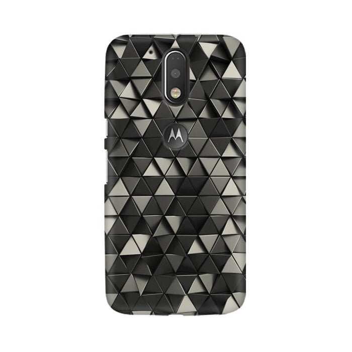 Triangular Abstract Pattern Designer Moto G4 Plus Cover - The Squeaky Store