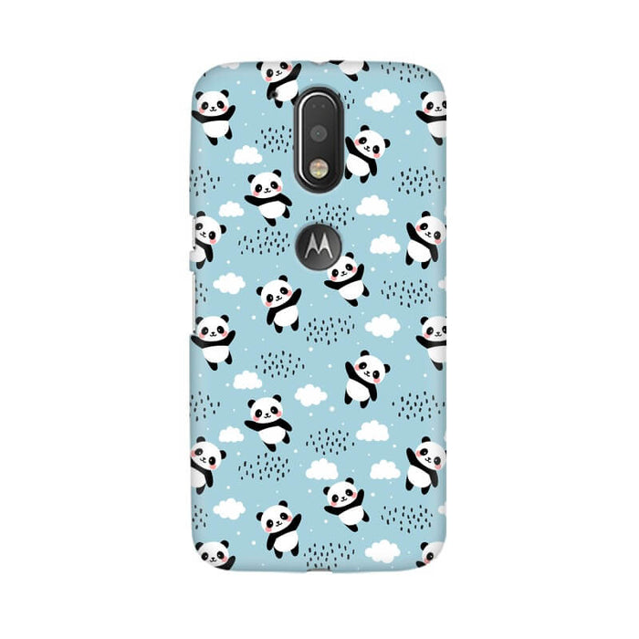Panda Abstract Pattern Designer Moto G4 Cover - The Squeaky Store
