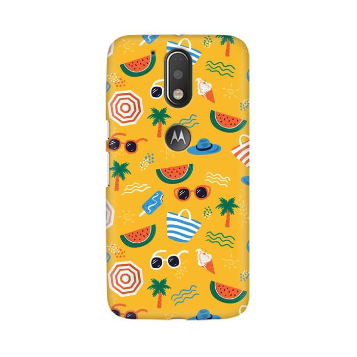 Beach Abstract Pattern Designer Moto G4 Plus Cover - The Squeaky Store