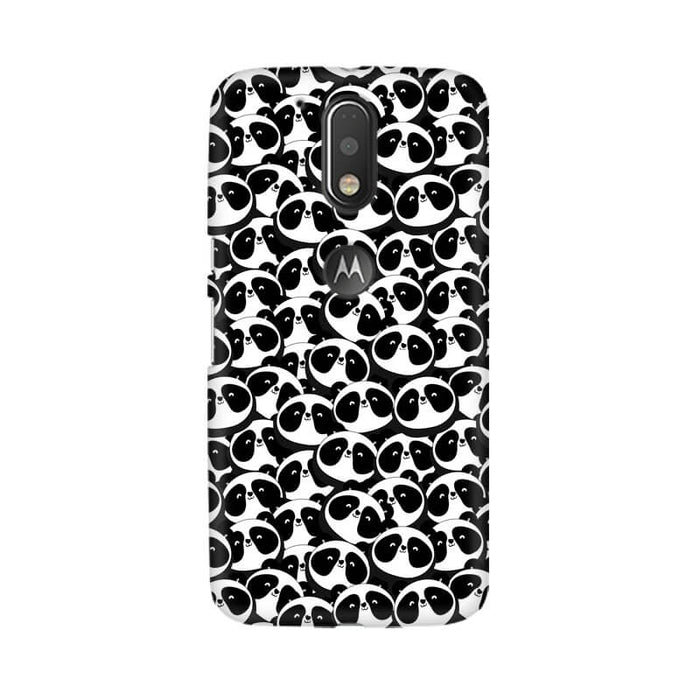 Panda Abstract Pattern Designer Moto G4 Cover - The Squeaky Store