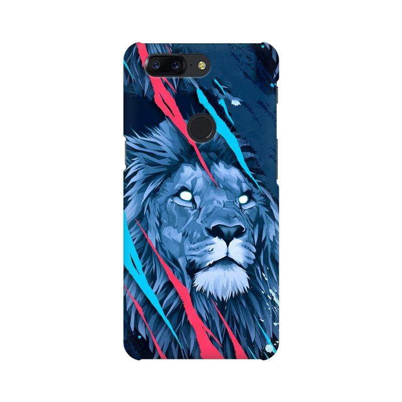 Abstract Fearless Lion One Plus 5T Cover - The Squeaky Store