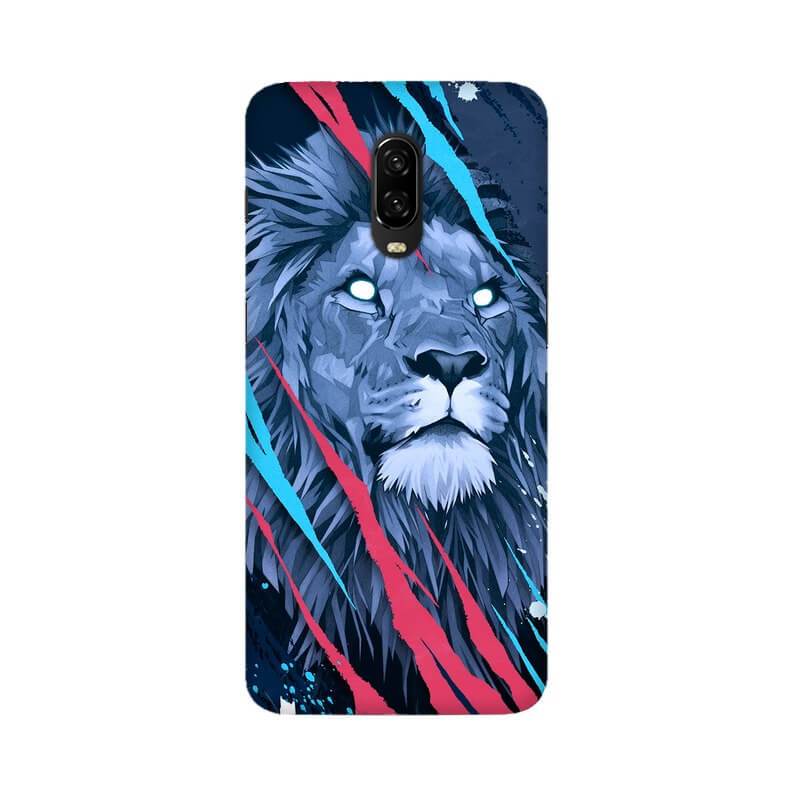 Abstract Fearless Lion One Plus 6T Cover - The Squeaky Store