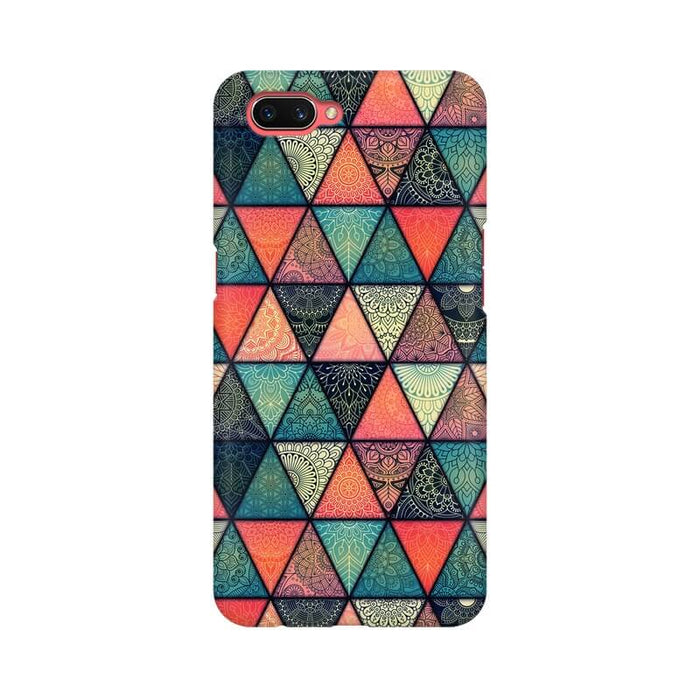 Triangular Colourful Pattern Oppo A5 Cover - The Squeaky Store
