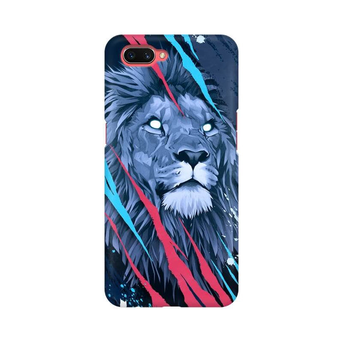 Abstract Fearless Lion Oppo A5 Cover - The Squeaky Store