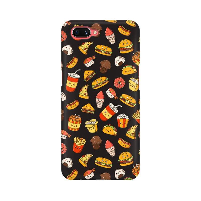 Foodie Abstract Pattern Designer Oppo A5 Cover - The Squeaky Store