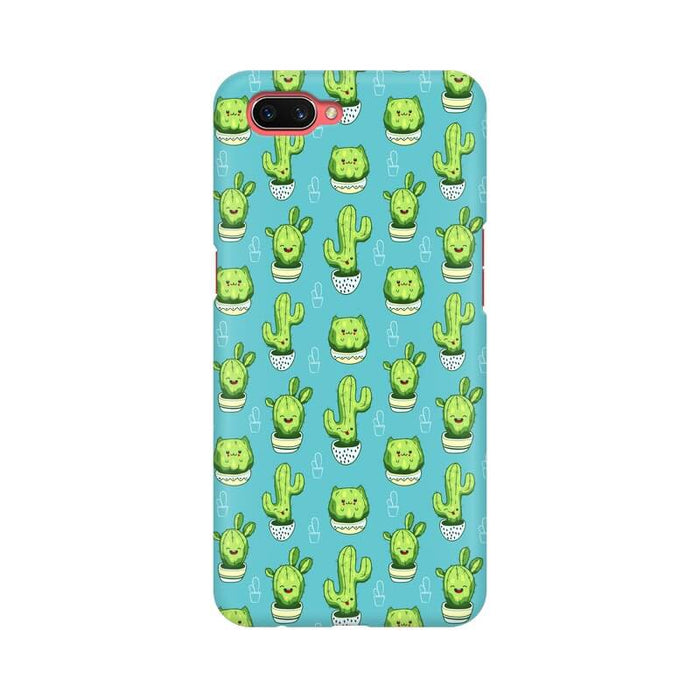 Cute Cactus Abstract Pattern Designer Oppo A5 Cover - The Squeaky Store