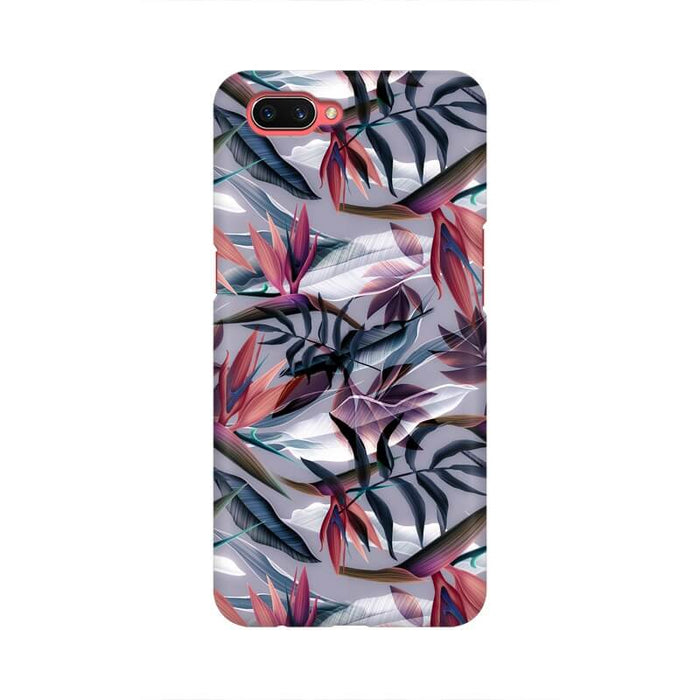Leafy Abstract Pattern Designer Oppo A5 Cover - The Squeaky Store