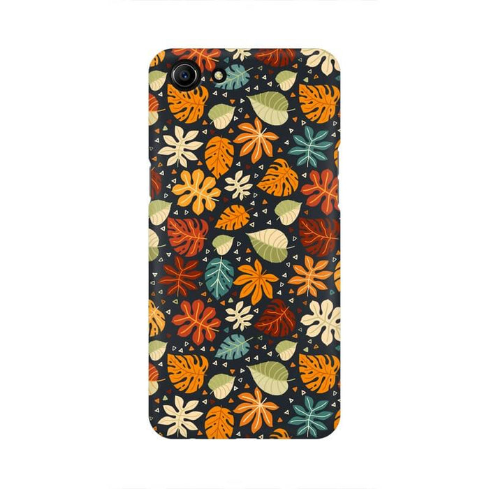 Leafy Abstract Pattern Designer Oppo A83 Cover - The Squeaky Store