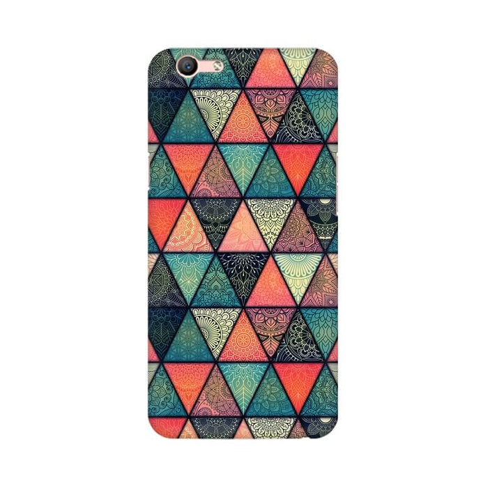 Triangular Colourful Pattern Oppo F1S Cover - The Squeaky Store