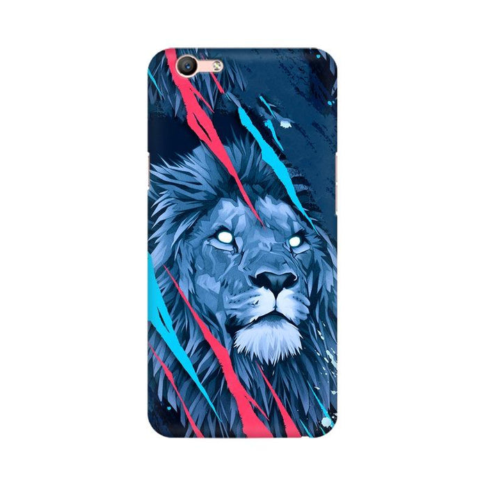 Abstract Fearless Lion Oppo A59 Cover - The Squeaky Store