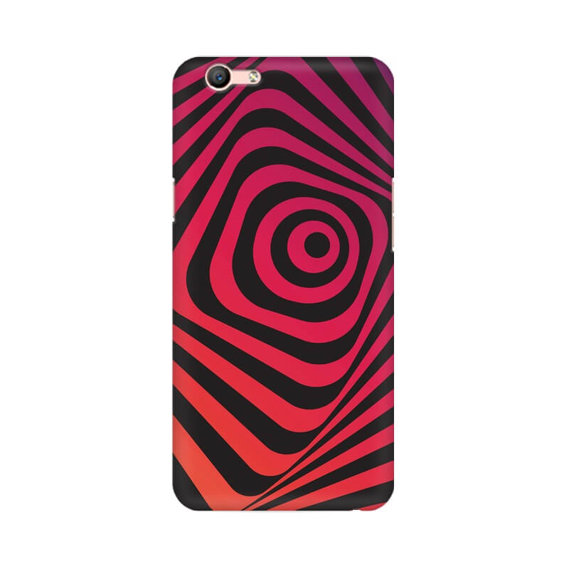 Optical Illusion Abstract Designer Pattern Oppo F1S Cover - The Squeaky Store
