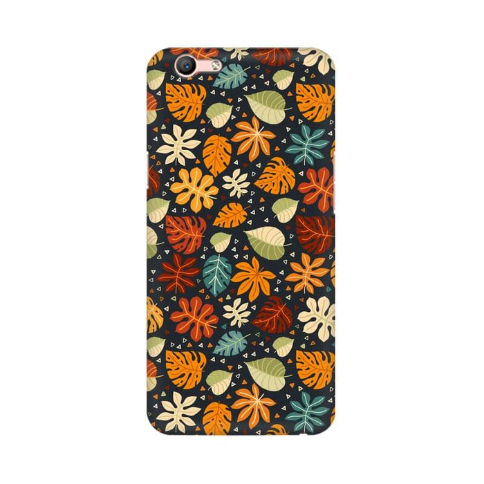 Leafy Abstract Designer Pattern Oppo A59 Cover - The Squeaky Store