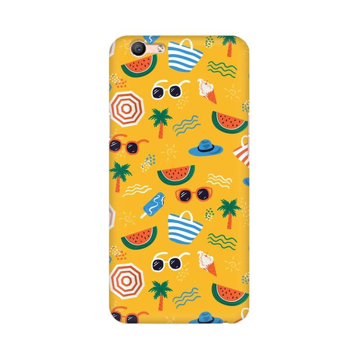 Beach Abstract Designer Pattern Oppo F1S Cover - The Squeaky Store