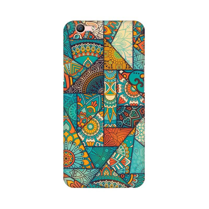 Geometric Abstract Designer Pattern Oppo F1S Cover - The Squeaky Store