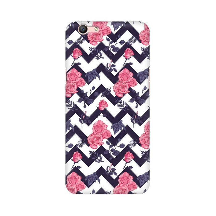 Zigzag Abstract Designer Pattern Oppo A59 Cover - The Squeaky Store