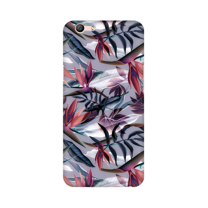 Leafy Abstract Designer Pattern Oppo F1S Cover - The Squeaky Store