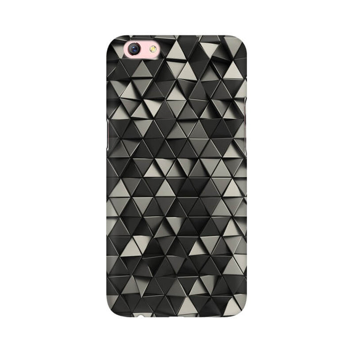 Triangular Abstract Designer Pattern Oppo F3 Plus Cover - The Squeaky Store