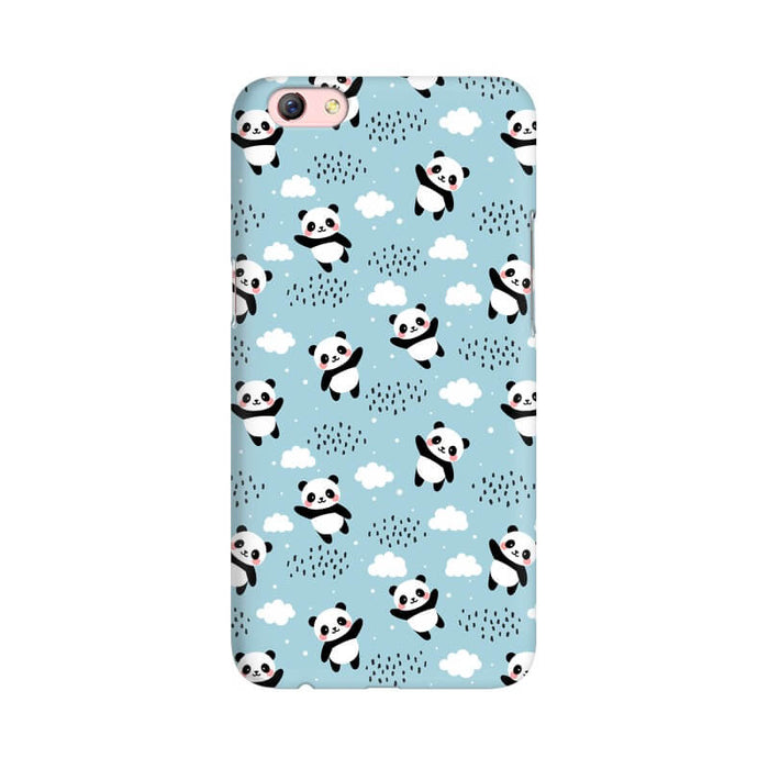 Cute Panda Abstract Designer Pattern Oppo F3 Plus Cover - The Squeaky Store