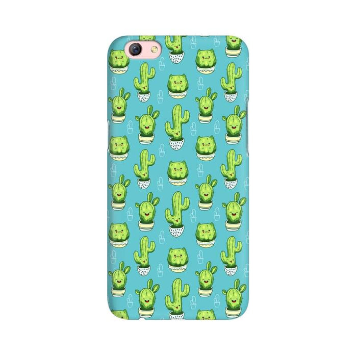 Cactus Abstract Designer Pattern Oppo F3 Plus Cover - The Squeaky Store