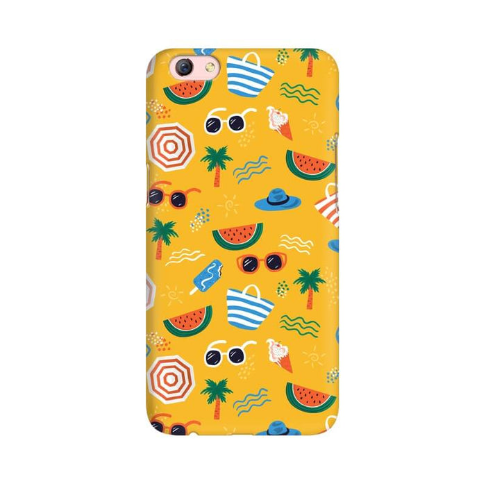 Beach Abstract Designer Pattern Oppo F3 Plus Cover - The Squeaky Store
