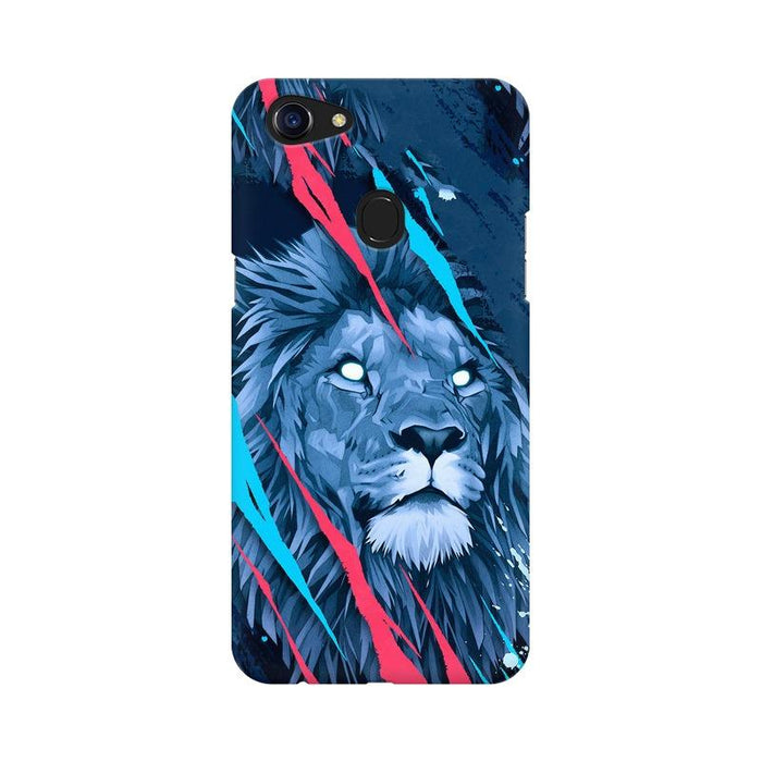 Abstract Fearless Lion Oppo F5 Cover - The Squeaky Store