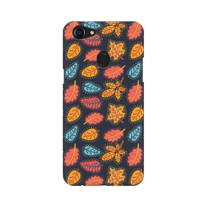 Leafy Abstract Pattern Designer Oppo F5 Cover - The Squeaky Store
