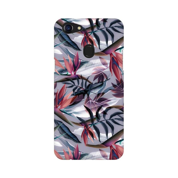 Leafy Abstract Pattern Designer Oppo F5 Cover - The Squeaky Store