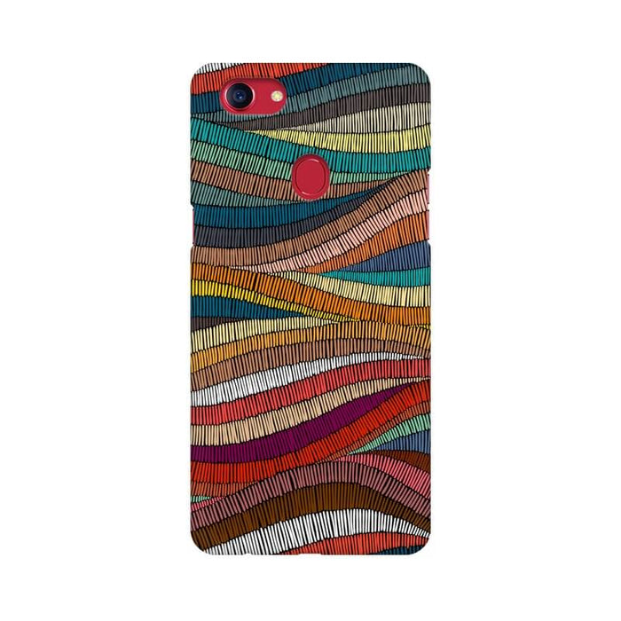 Colorful Abstract Wavy Pattern Oppo A7 Cover - The Squeaky Store