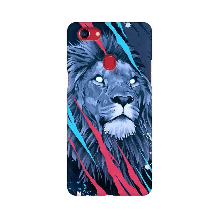 Abstract Fearless Lion Oppo F7 Cover - The Squeaky Store
